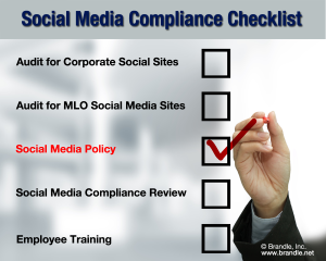 Social media compliance checklist